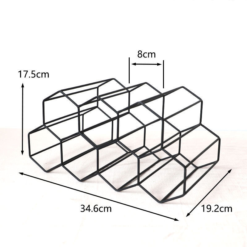 Iron Wire Wine Storage Rack