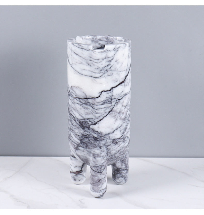 Marble Hydroponic Green Plant Soft Home Decoration Decorative Vase