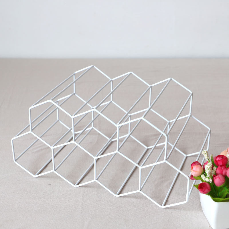 Iron Wire Wine Storage Rack