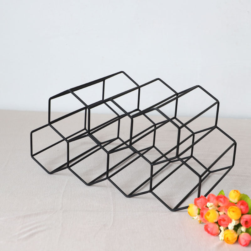 Iron Wire Wine Storage Rack