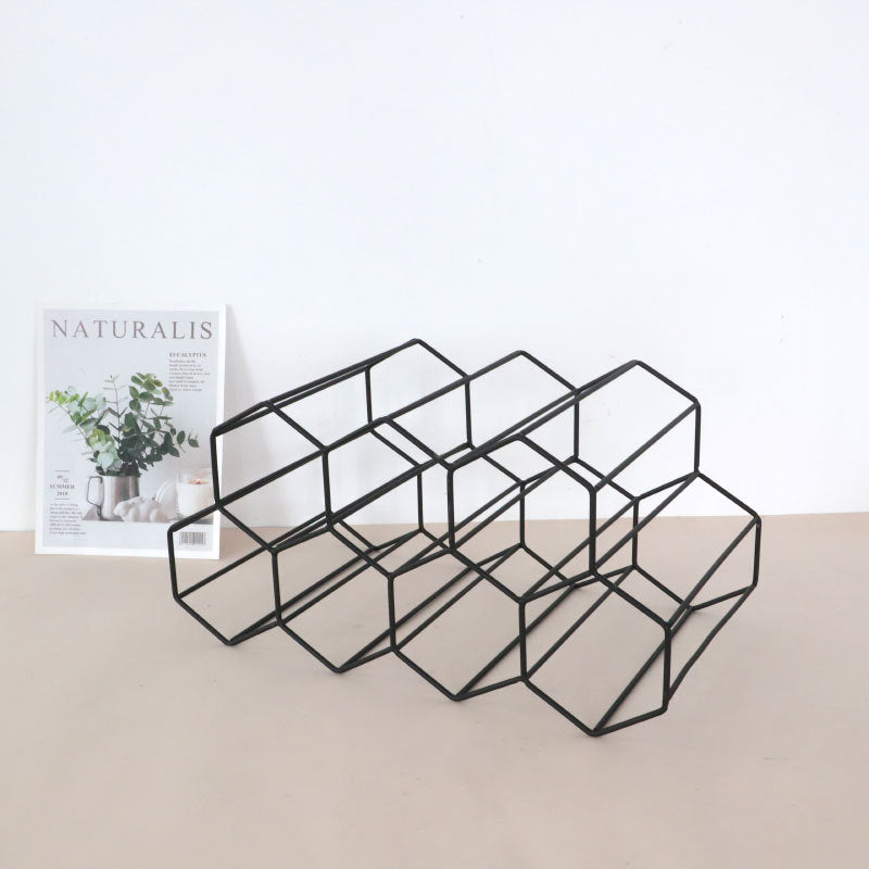 Iron Wire Wine Storage Rack