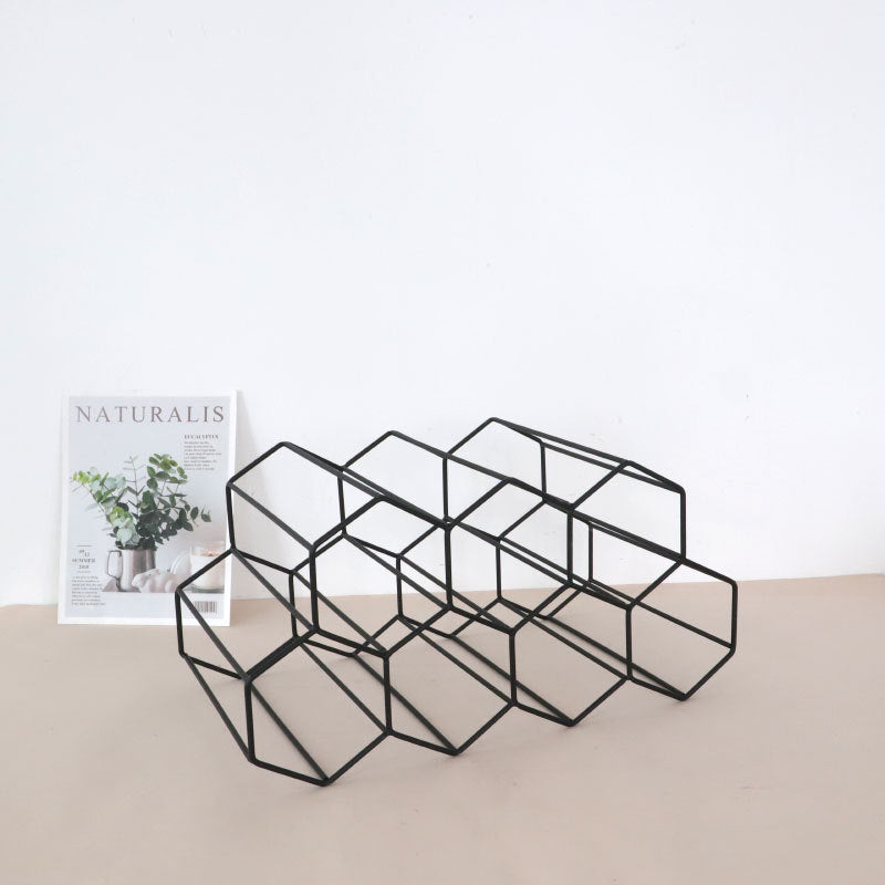 Iron Wire Wine Storage Rack