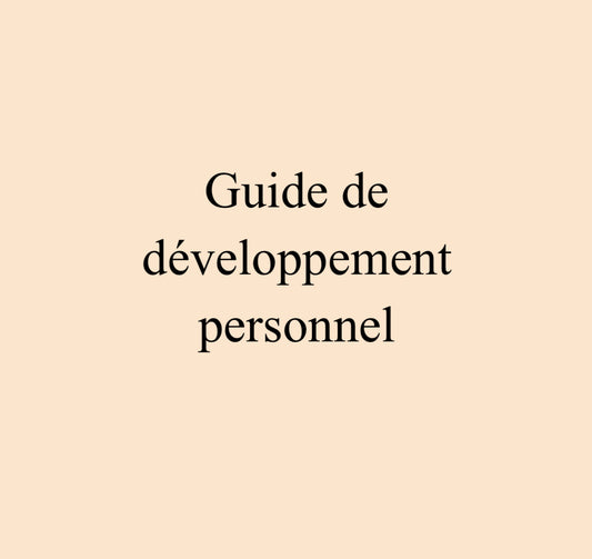 Guide de Développement Personnel 1