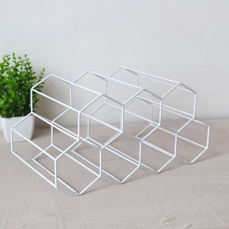Iron Wire Wine Storage Rack