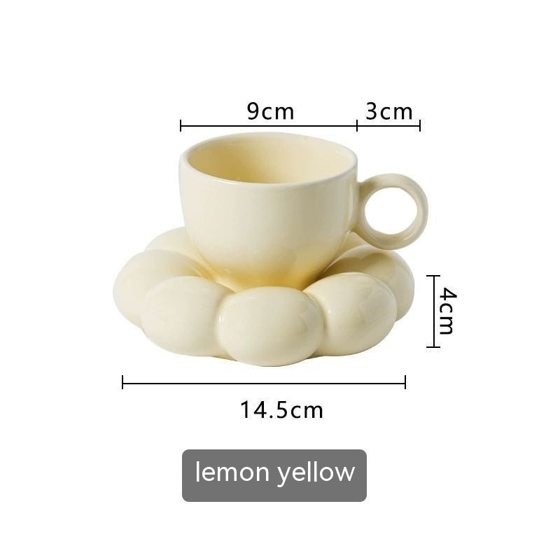 Mug Ceramic Cute Flowers Girl Heart