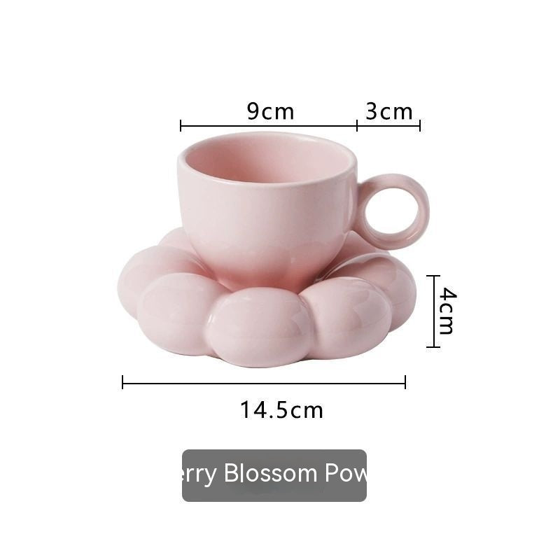 Mug Ceramic Cute Flowers Girl Heart