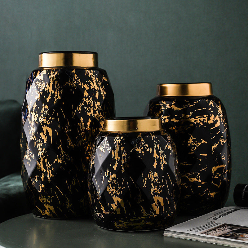 Light Luxury Creative Living Room Ceramic Vase