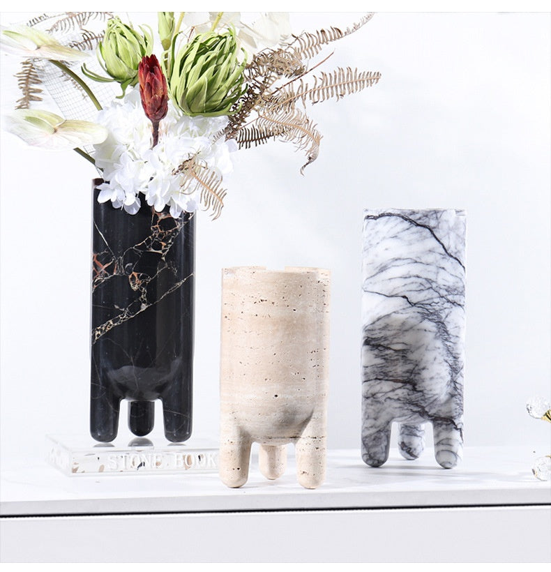 Marble Hydroponic Green Plant Soft Home Decoration Decorative Vase