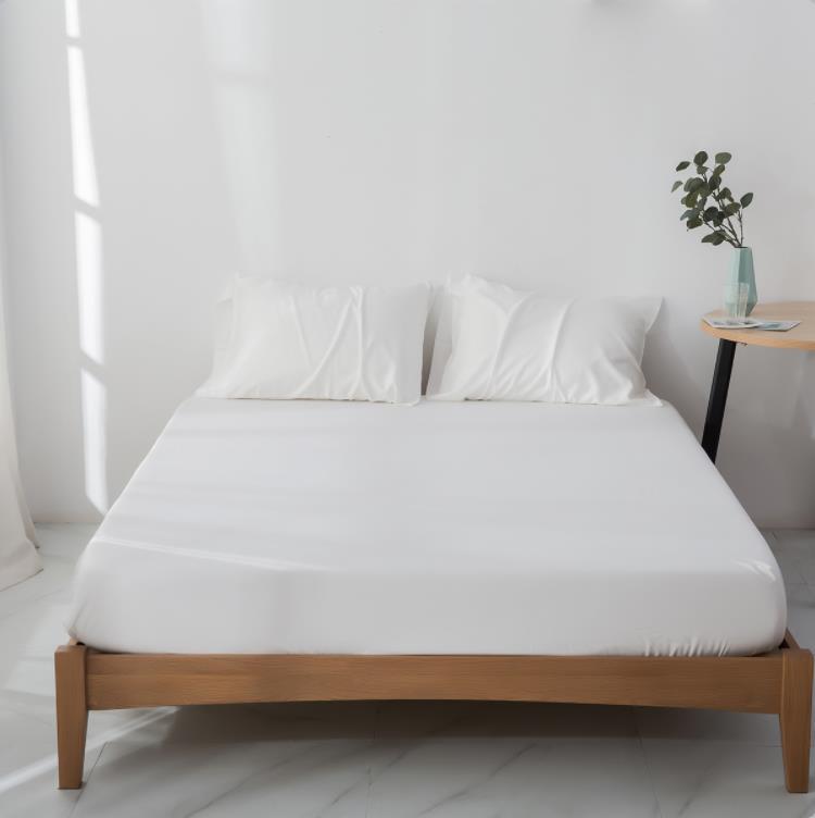 Bamboo Fiber Fitted Sheet Elastic And Smooth Bedspread Around