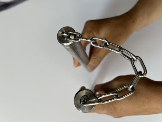 Titanium Alloy Stainless Steel Chain Nunchaku