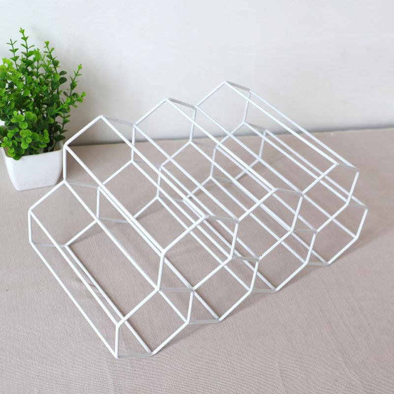 Iron Wire Wine Storage Rack