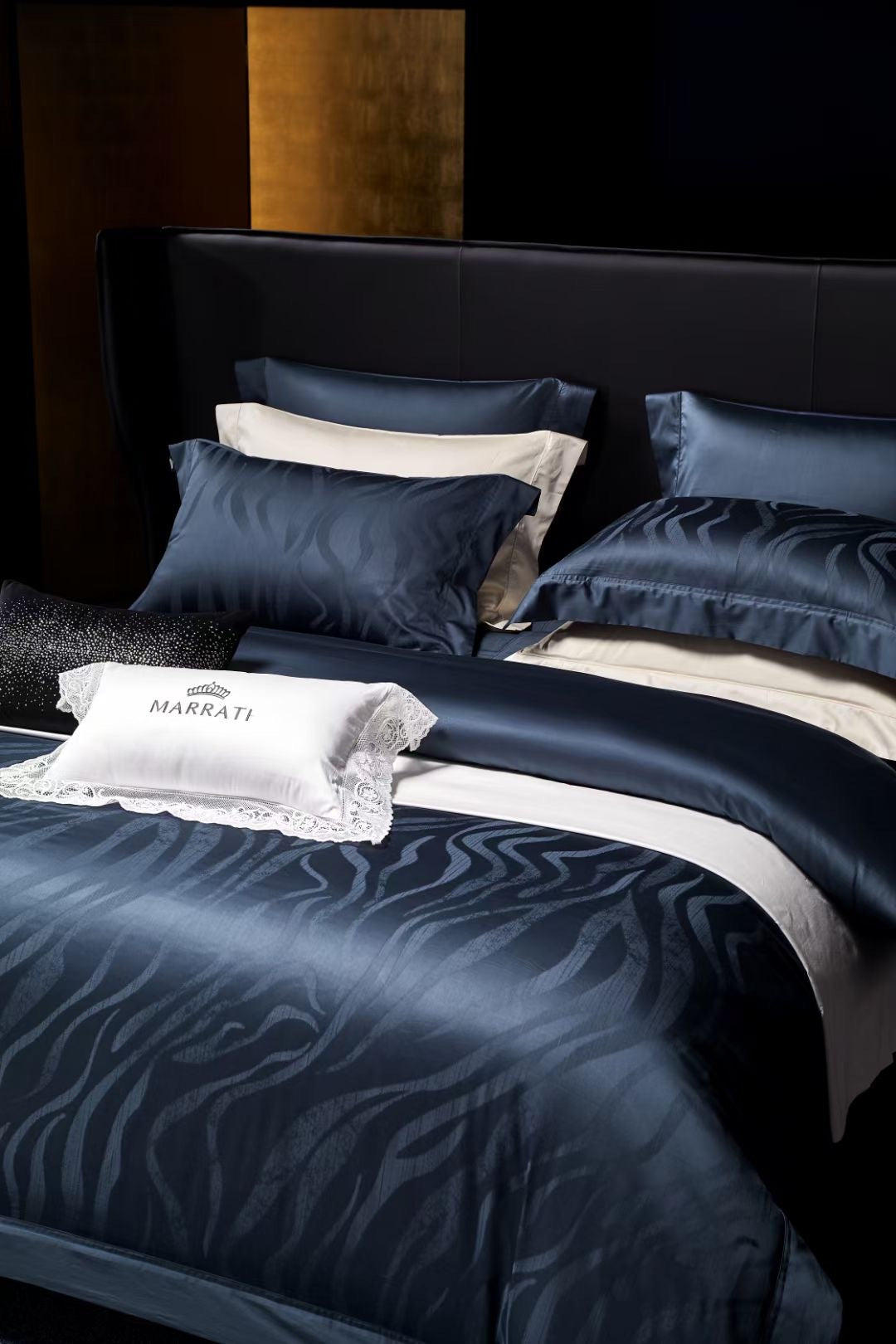 Cotton Four-piece Jacquard Beddings Pure Cotton Bed Sheet Duvet Cover