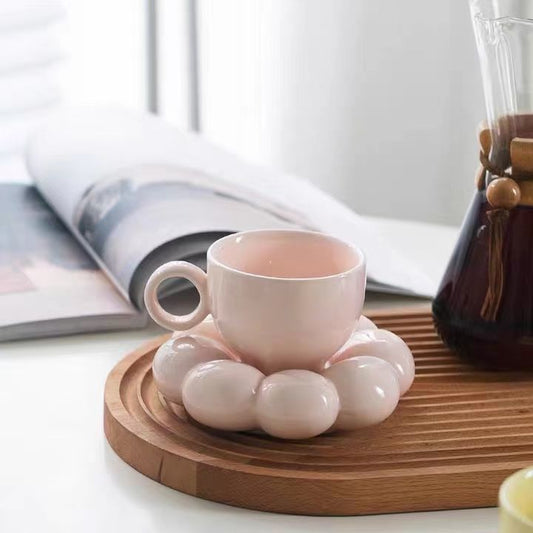 Mug Ceramic Cute Flowers Girl Heart