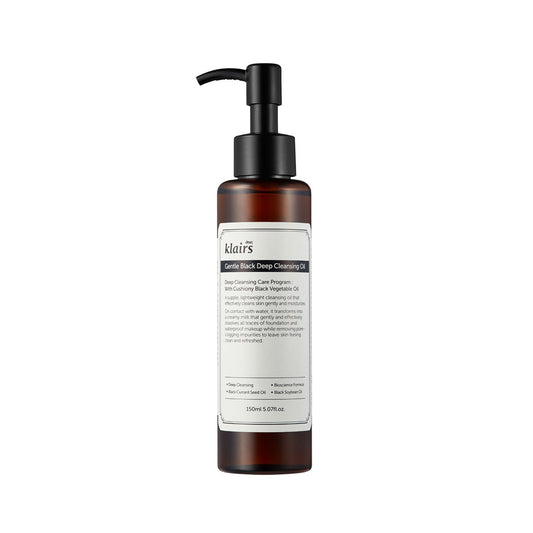 Huile nettoyante douce en profondeur noire 150ml