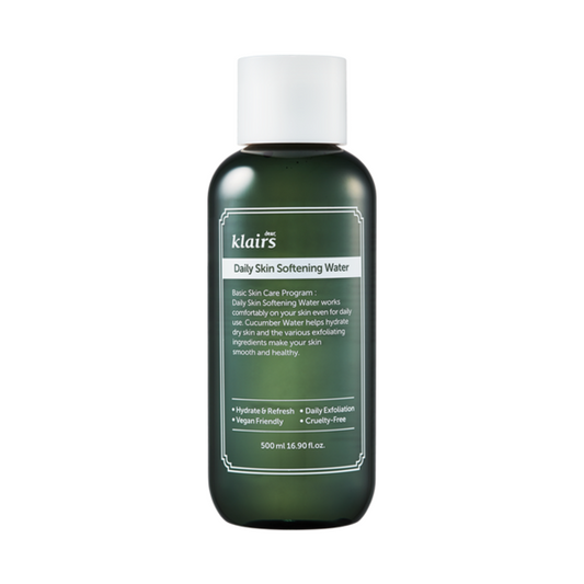 Eau adoucissante quotidienne de la peau 500ml