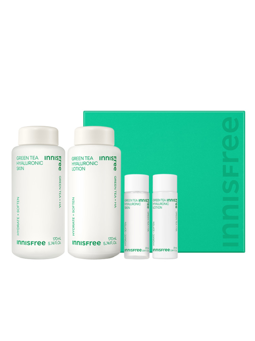 Soins de la peau hyaluroniques au thé vert